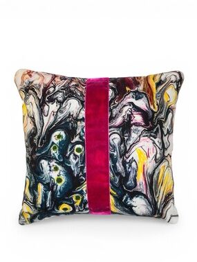 Fili New York • Handmade Primavera Bloom Modern Colorful Throw Pillows Set of 2